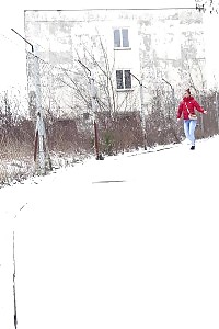 Dafne Melts The Snow With Her Hot Urine