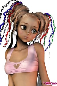 A Good-looking Virtual Younggirl In Her Lovely Tiny Panties