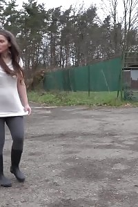 Seductive Angel Nicolette Relieves Herself