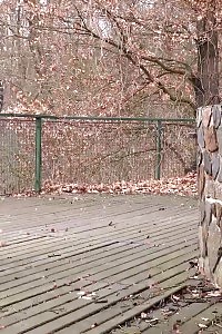 Captivating Black-haired In Boots Pisses Outside