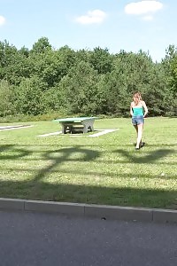 Victoria Pissing In A Skip In The Middle Of The City