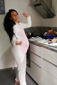 Soon To Be Mom Lexi Dona Strips From Her Onesie