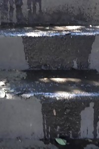 Take A Look At Piss Trickling Down Some Steps In This Story