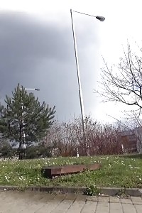 Ginger Sprays A Hot Stream Of Piss Outdoors