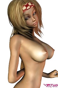 This Big Tit Lass Showcasing Her Virtual Puss