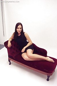 Aubrey Tied Up On The Couch Awaits A Punishment