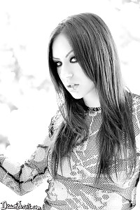 Dawn Avril Exposes Her Sexy Fishnet Panties And Sexy Legs Outdoors